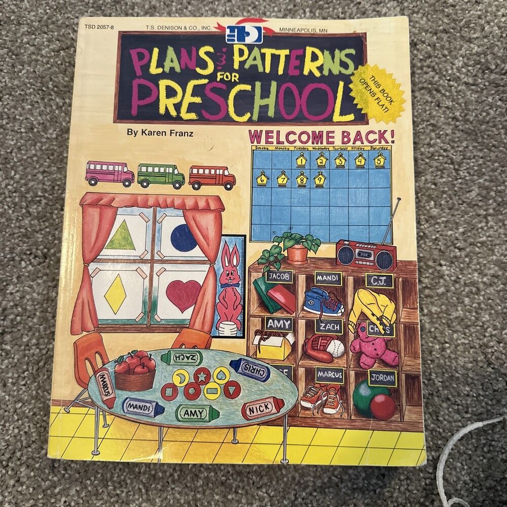 Plans and Patters for Preschool (1998, Trade Paperback)